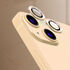 Apple - iPhone 13 CL-02 Kamera Lens Koruyucu - Gold
