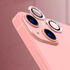 Apple - iPhone 13 Mini CL-02 Kamera Lens Koruyucu - Pembe