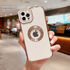 Apple - iPhone 13 Pro Max Gold Desire Silikon Kılıf - Beyaz