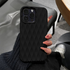 Apple - iPhone 13 Pro Max Zebana 3D Wrink Silikon Kılıf - Siyah