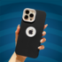 Apple - iPhone 13 Pro Max Zebana Candy Silikon Kılıf - Siyah - Beyaz