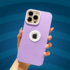 Apple - iPhone 13 Pro Max Zebana Candy Silikon Kılıf - Lila