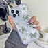 Apple - iPhone 13 Pro Max Zebana Floral Silikon Kılıf - Yeşil