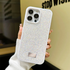 Apple - iPhone 13 Pro Max Zebana Taşlı Star Glitter Silikon Kılıf - Beyaz