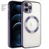Apple - iPhone 13 Pro Zebana Glint Silikon Kılıf - Derin Mor