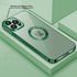 Apple - iPhone 13 Pro Zebana Glint Silikon Kılıf - Yeşil