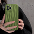 Apple - iPhone 13 Pro Zebana Line Art Silikon Kılıf - Yeşil