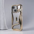 Apple - iPhone 13 Zebana 3D Snake Silikon Kılıf - Gold
