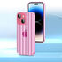 Apple - iPhone 13 Zebana Bumper Silikon Kılıf (Kamera Lens Korumalı) - Pembe