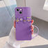 Apple - iPhone 13 Zebana Love Bear Silikon Kılıf - Lila