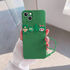 Apple - iPhone 13 Zebana Love Bear Silikon Kılıf - Açık Yeşil