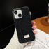 Apple - iPhone 13 Zebana Taşlı Star Glitter Silikon Kılıf - Siyah