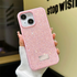Apple - iPhone 13 Zebana Taşlı Star Glitter Silikon Kılıf - Pembe