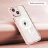 Apple - iPhone 14 Zebana Guard Silikon Kılıf (Kablosuz Şarj Destekli) - Rose Gold