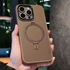 Apple - iPhone 14 Pro Max Zebana Best Karbon Fiber Kılıf (Kablosuz Şarj Destekli) - Kahverengi