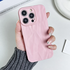 Apple - iPhone 14 Pro Max Zebana Soft Wrink Silikon Kılıf - Pembe