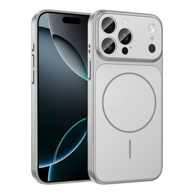 Apple iPhone 14 Pro Max Zebana TitanMag Plastik Rubber Kılıf