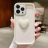 Apple - iPhone 14 Pro Zebana Amour Silikon Kılıf - Krem Rengi