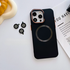 Apple - iPhone 14 Pro Zebana 2in1 Titanium Rubber Kılıf + Kamera Lens Koruma Camı - Siyah Titanyum