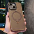 Apple - iPhone 14 Zebana Best Karbon Fiber Kılıf (Kablosuz Şarj Destekli) - Kahverengi