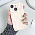 Apple - iPhone 14 Zebana Soft Wrink Silikon Kılıf - Bej