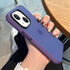 Apple - iPhone 15 Plus Zebana Airbag Fundas M-Safe Silikon Kılıf - Derin Mor