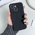 Apple - iPhone 15 Plus Zebana Soft Wrink Silikon Kılıf - Siyah