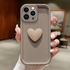 Apple - iPhone 15 Pro Zebana Amour Silikon Kılıf - Kahverengi