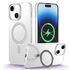 Apple - iPhone 15 Zebana First Class Standlı Silikon Kılıf Kablosuz Şarj Destekli - Şeffaf