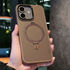Apple - iPhone 16 Plus Zebana Best Karbon Fiber Kılıf (Kablosuz Şarj Destekli) - Kahverengi