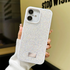 Apple - iPhone 16 Plus Zebana Taşlı Star Glitter Silikon Kılıf - Beyaz