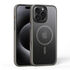 Apple - iPhone 16 Pro Zebana Fros Silikon Kılıf (Kablosuz Şarj Destekli) - Gri
