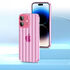 Apple - iPhone 16 Zebana Bumper Silikon Kılıf (Kamera Lens Korumalı) - Pembe