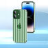 Apple - iPhone 16 Zebana Bumper Silikon Kılıf (Kamera Lens Korumalı) - Yeşil