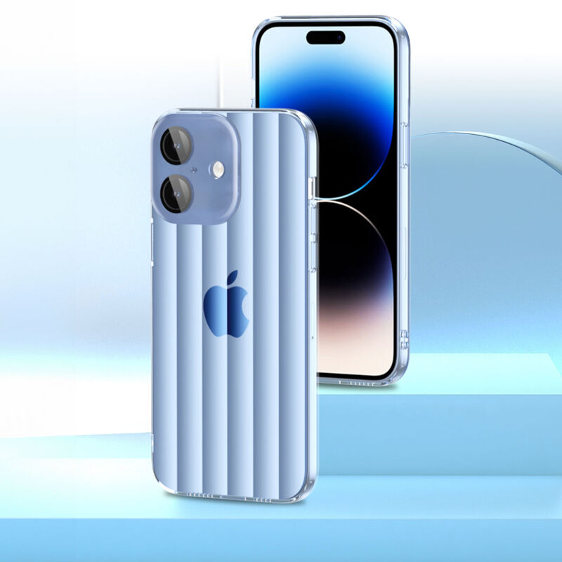 Apple iPhone 16 Uyumlu Zebana Bumper Silikon Pembe Kılıf