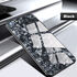 Apple - iPhone 6 Plus Marbel - Silikon Kenar Tempered Glass Kılıf - Siyah