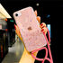 Apple - iPhone 6S Zebana Simli Askılı Silikon Kılıf - Pembe