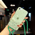 Apple - iPhone 6S Zebana Simli Askılı Silikon Kılıf - Yeşil