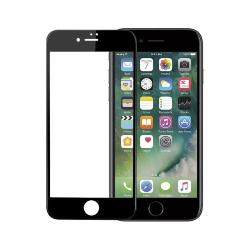Apple - iPhone 6S Plus 4D Cam Ekran Koruyucu - Siyah