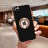 Apple - iPhone 7 Gold Desire Silikon Kılıf - Siyah