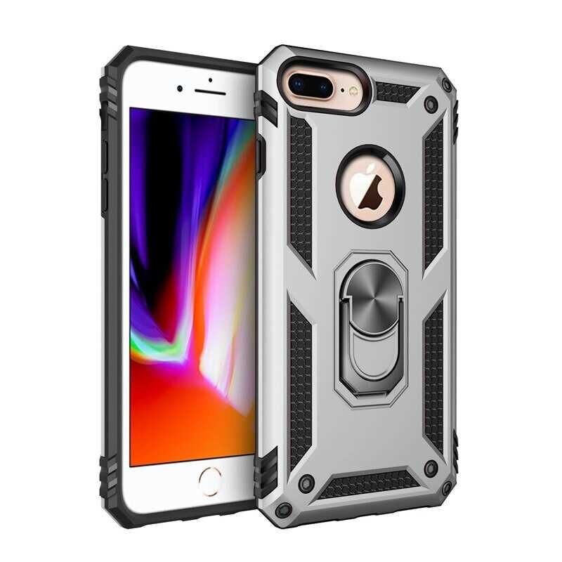 Apple - iPhone 6S Plus Panzer Yüzüklü Kılıf - Gri