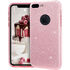 Apple - iPhone 7 Plus Shining Simli Silikon Kılıf - Pembe