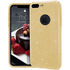 Apple - iPhone 7 Plus Shining Simli Silikon Kılıf - Gold