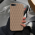 Apple - iPhone 6S Plus Zebana 3D Wrink Silikon Kılıf - Kahverengi
