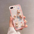 Apple - iPhone 6S Plus Zebana Bear and Rabbit Silikon Kılıf - Pembe