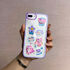 Apple - iPhone 6S Plus Zebana Bear and Rabbit Silikon Kılıf - Lila