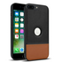 Apple - iPhone 6S Plus Zebana Business Deri Kılıf - Siyah - Kahverengi