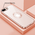 Apple - iPhone 8 Plus Zebana Glint Silikon Kılıf - Rose Gold