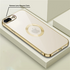 Apple - iPhone 8 Plus Zebana Glint Silikon Kılıf - Gold