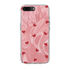 Apple - iPhone 7 Plus Zebana Pink Heart Silikon Kılıf - Kırmızı